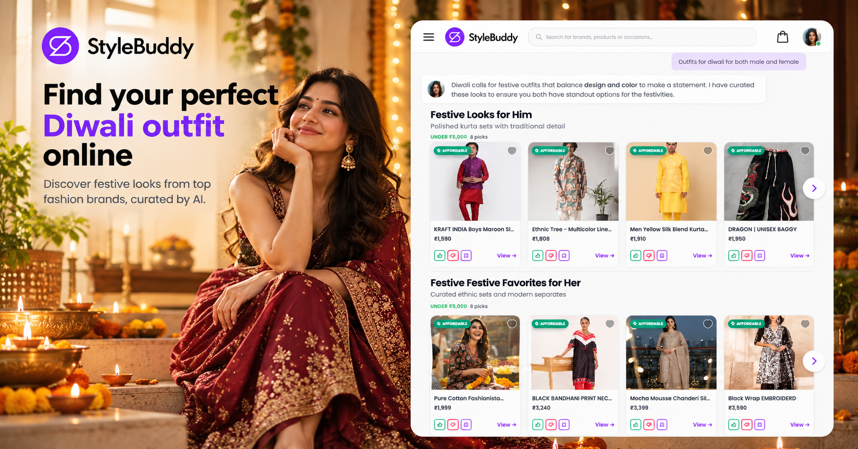 Where Can I Find a Festive Outfit for Diwali Online?