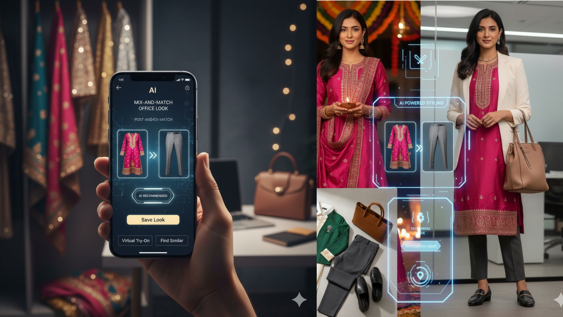 Post-Diwali Office Ethnic Lookbook: Smart Hacks + AI-Powered Styling Tip featured image